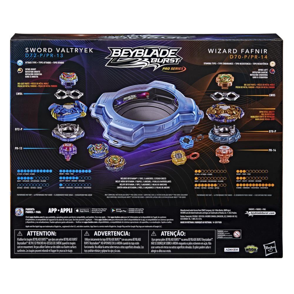 Beyblade Burst QuadDrive Set de Combat Cosmic Vector, arène Beystad