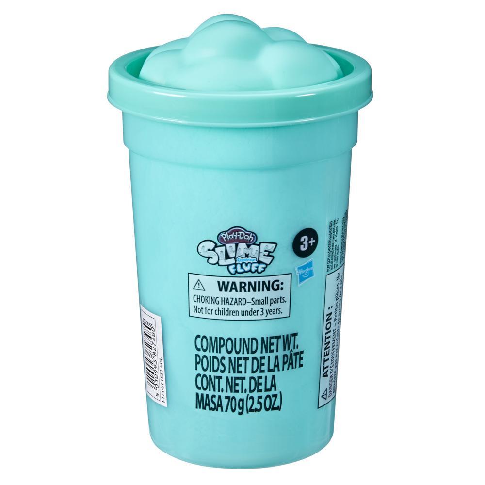 Play-Doh Slime Feathery Fluff Mega Can for Kids 3 Years and Up, Teal Color, Non-Toxic