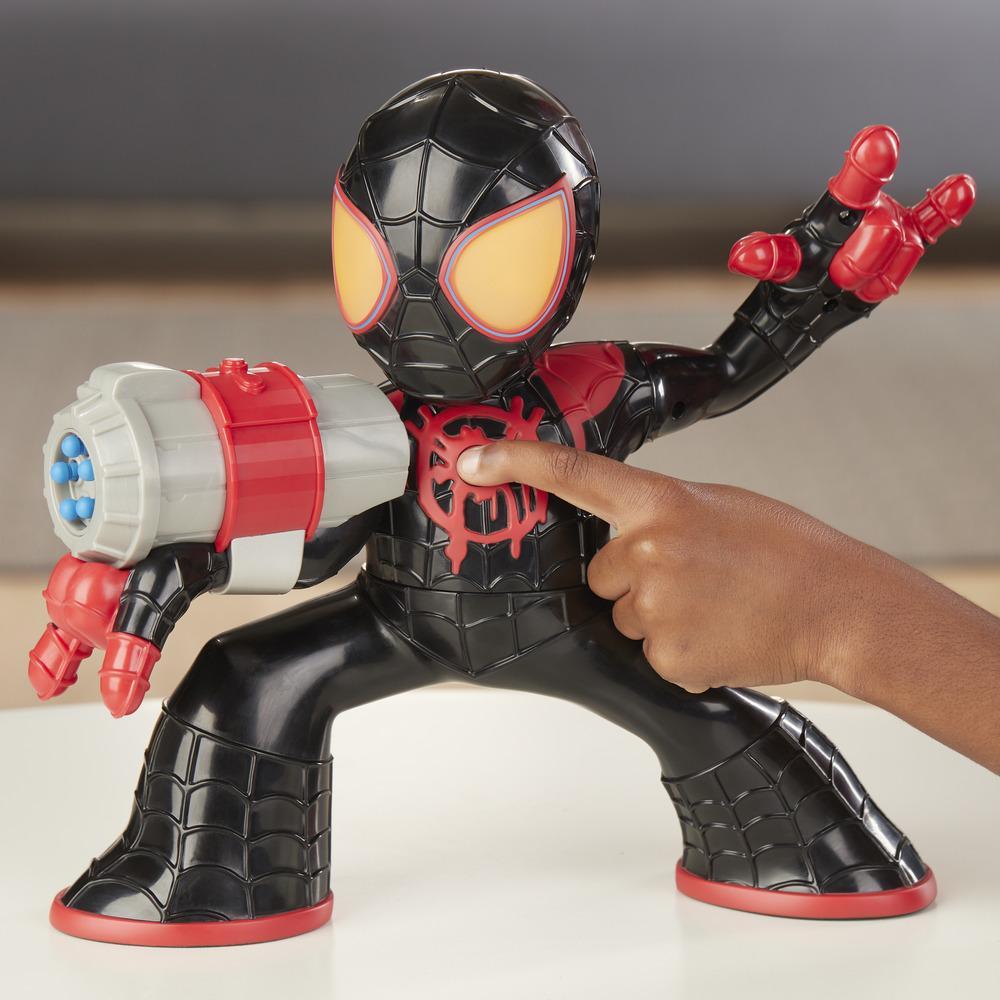 Spider-Man Into Shockstrike Mile Morales Super Hero Electronic Action Figure Toy 