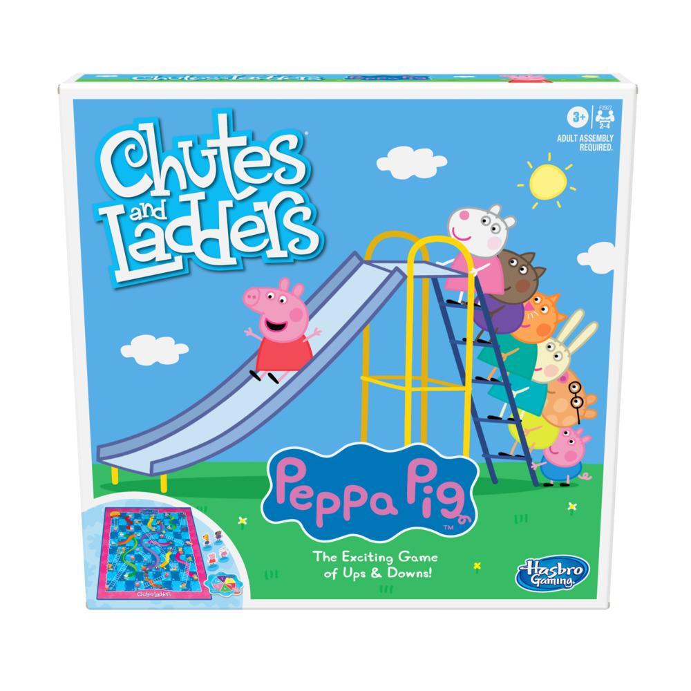Chutes and Ladders: Peppa Pig Edition Board Game for Kids Ages 3 and Up, for 2-4 Players