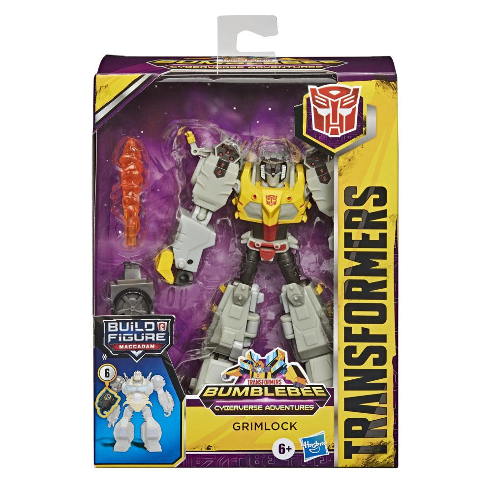 Transformers Bumblebee Cyberverse Adventures Deluxe Grimlock Action Figure, Build-A-Figure Part, For Ages 6 and Up