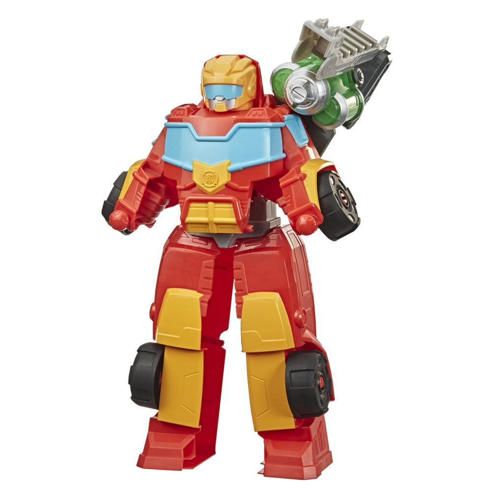 Transformers Rescue Bots Academy Rescue Power Hot Shot, 14-Inch Collectible Action Figure, Converting Robot Toy for Kids Ages 3 and Up