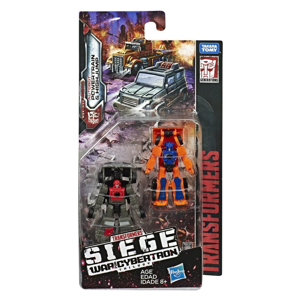Transformers Toys Generations War for Cybertron: Siege Micromaster WFC-S33 Autobot Off-Road Patrol 2-pack - Adults and Kids Ages 8 and Up, 1.5-inch