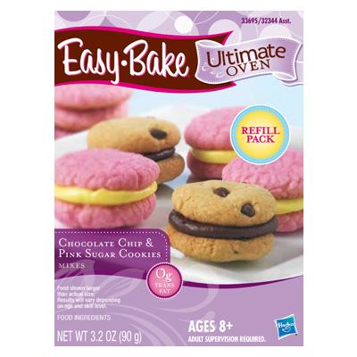 Easy-Bake Ultimate Oven Chocolate Chip and Pink Sugar Cookies Refill Pack
