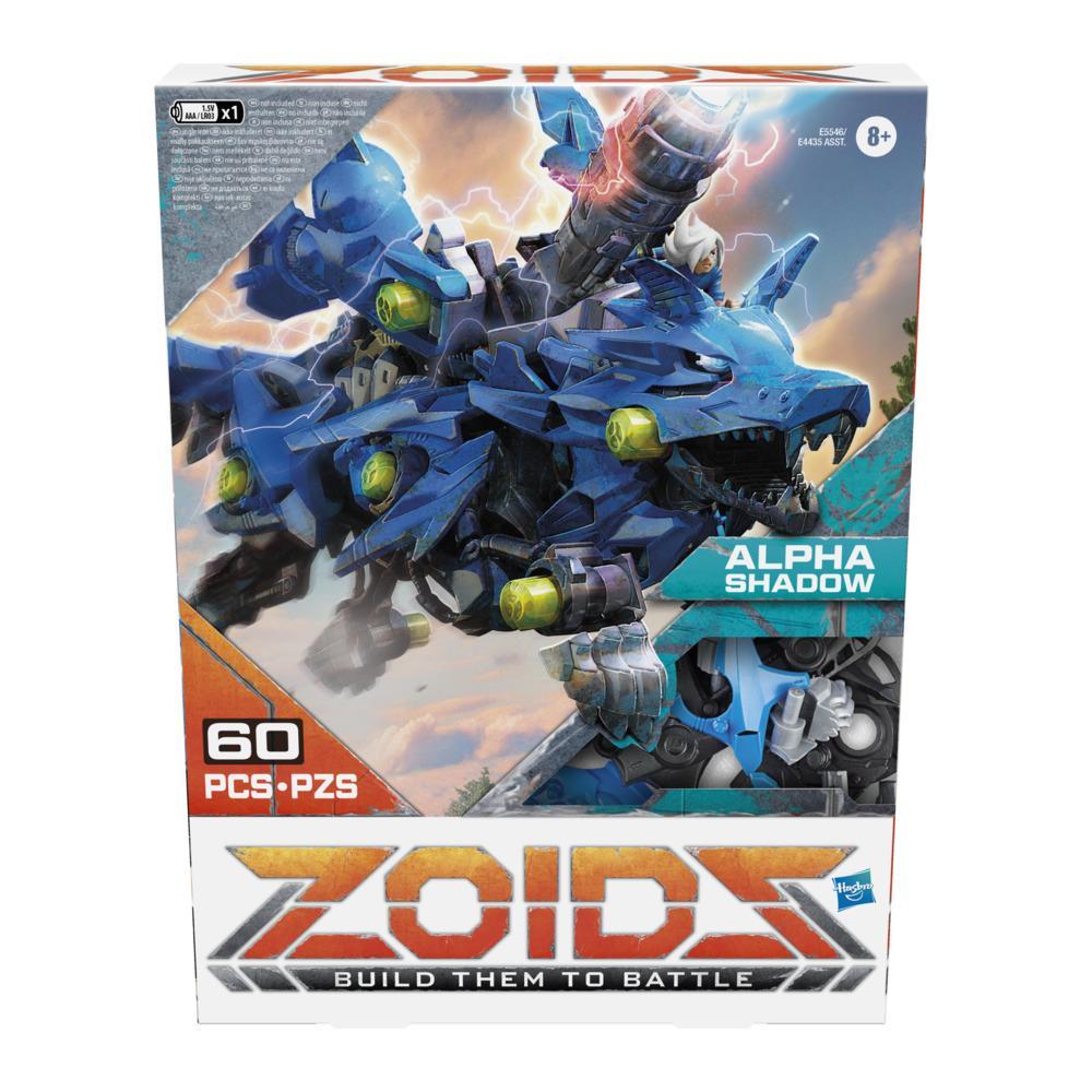 Zoids Giga Battlers Alpha Shadow - Wolf-Type Buildable Beast Figure, Motorized Motion - Kids Toys Ages 8 and Up, 58 pieces