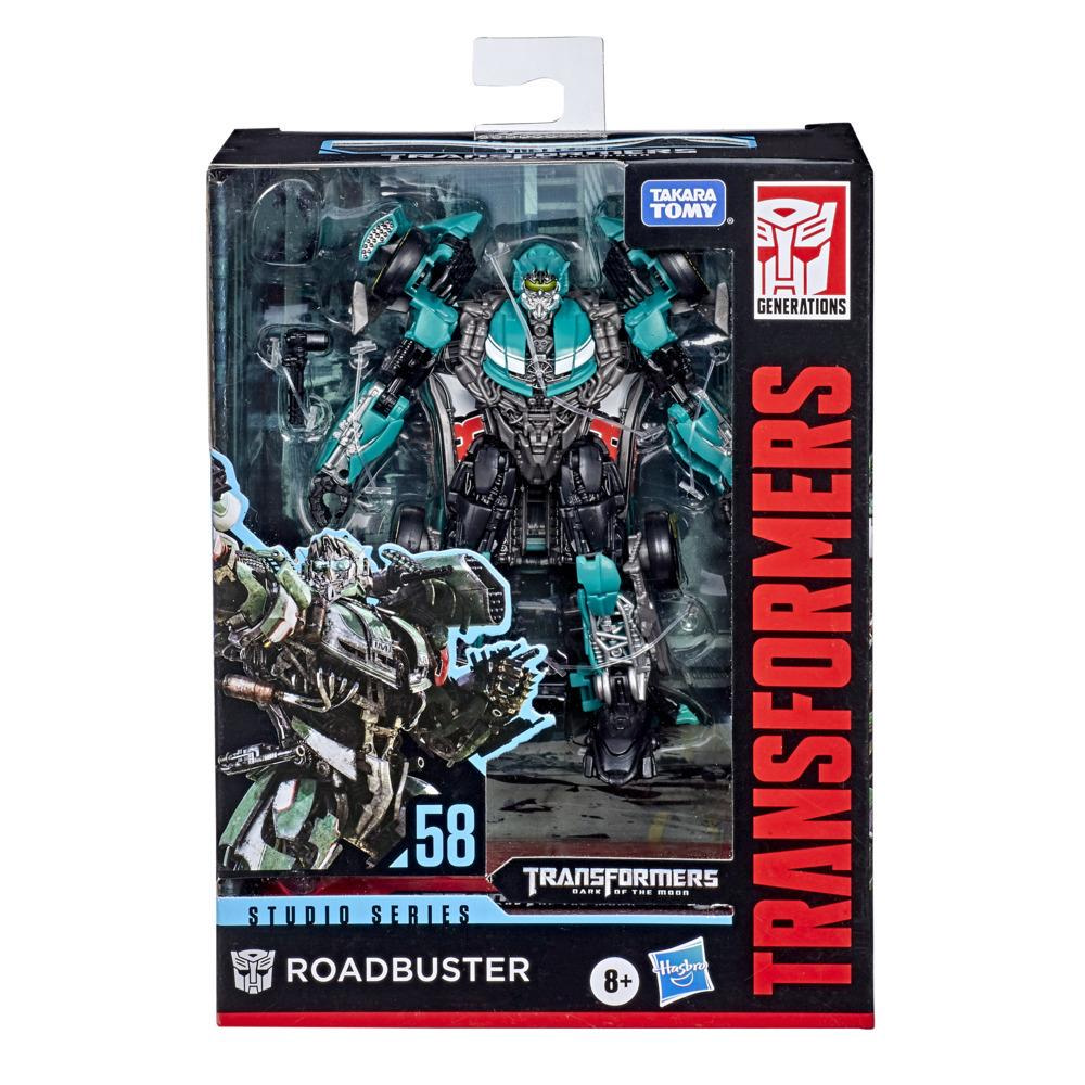 Transformers Toys Studio Series 58 Deluxe Class Dark of the Moon Movie Roadbuster Action Figure  Ages 8 and Up, 4.5-inch