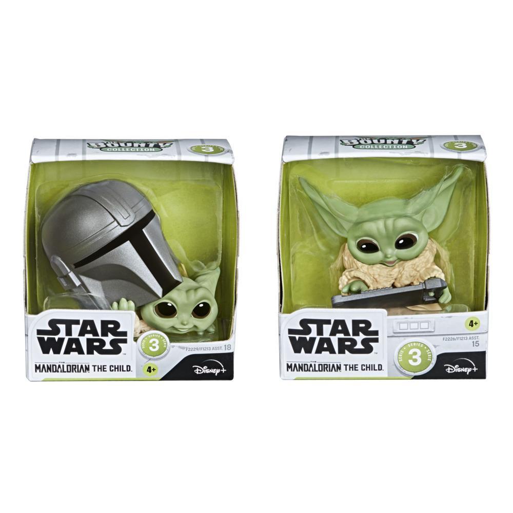 Star Wars The Bounty Collection Series 3 The Child Figures Helmet Peeking, Datapad Tablet Posed Toys 2-Pack, 4 and Up