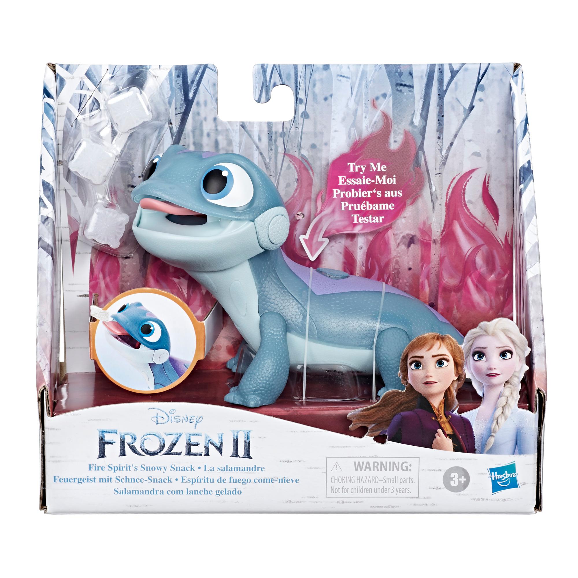 Disney Frozen Fire Spirit's Snowy Snack, Salamander Toy with Lights, Inspired by Disney's Frozen 2 Movie