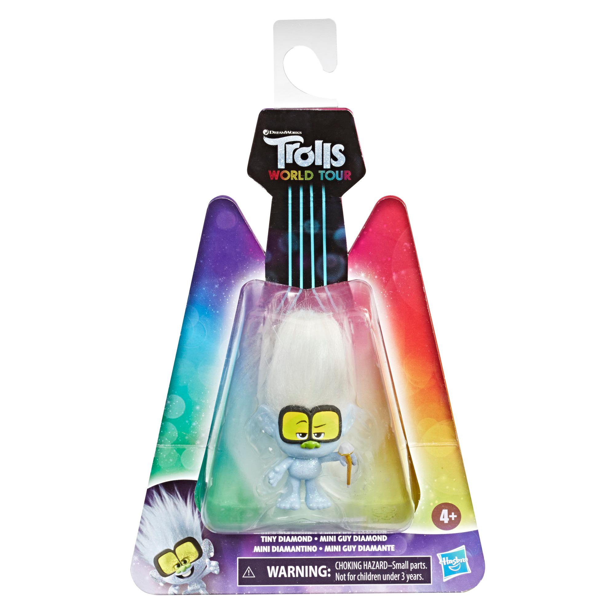 DreamWorks Trolls World Tour Tiny Diamond, Doll Figure with Scepter Accessory, Toy Inspired by the Movie Trolls World Tour
