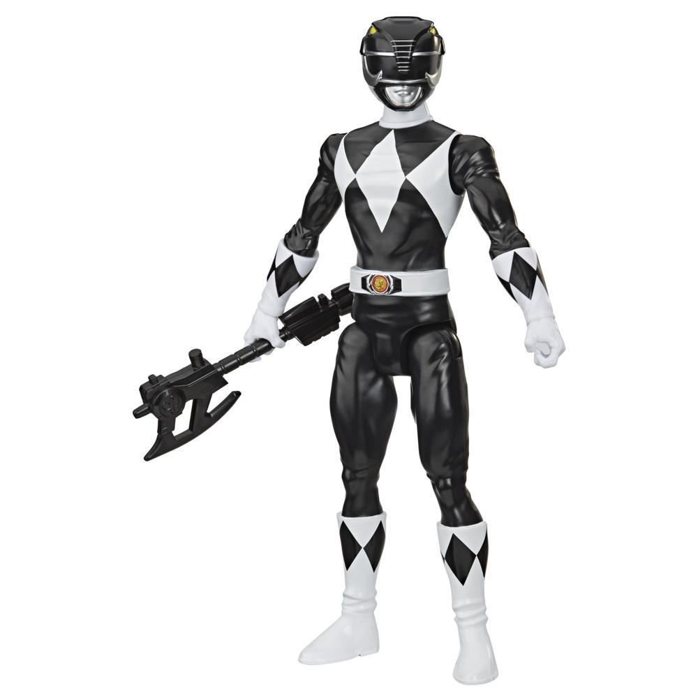 Power Rangers Mighty Morphin Black Ranger 12-Inch Action Figure Toy Inspired by Classic Power Rangers TV Show