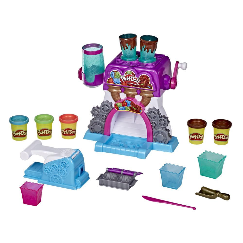 Play-Doh Kitchen Creations Candy Delight Playset with 5 Non-Toxic Play-Doh Cans