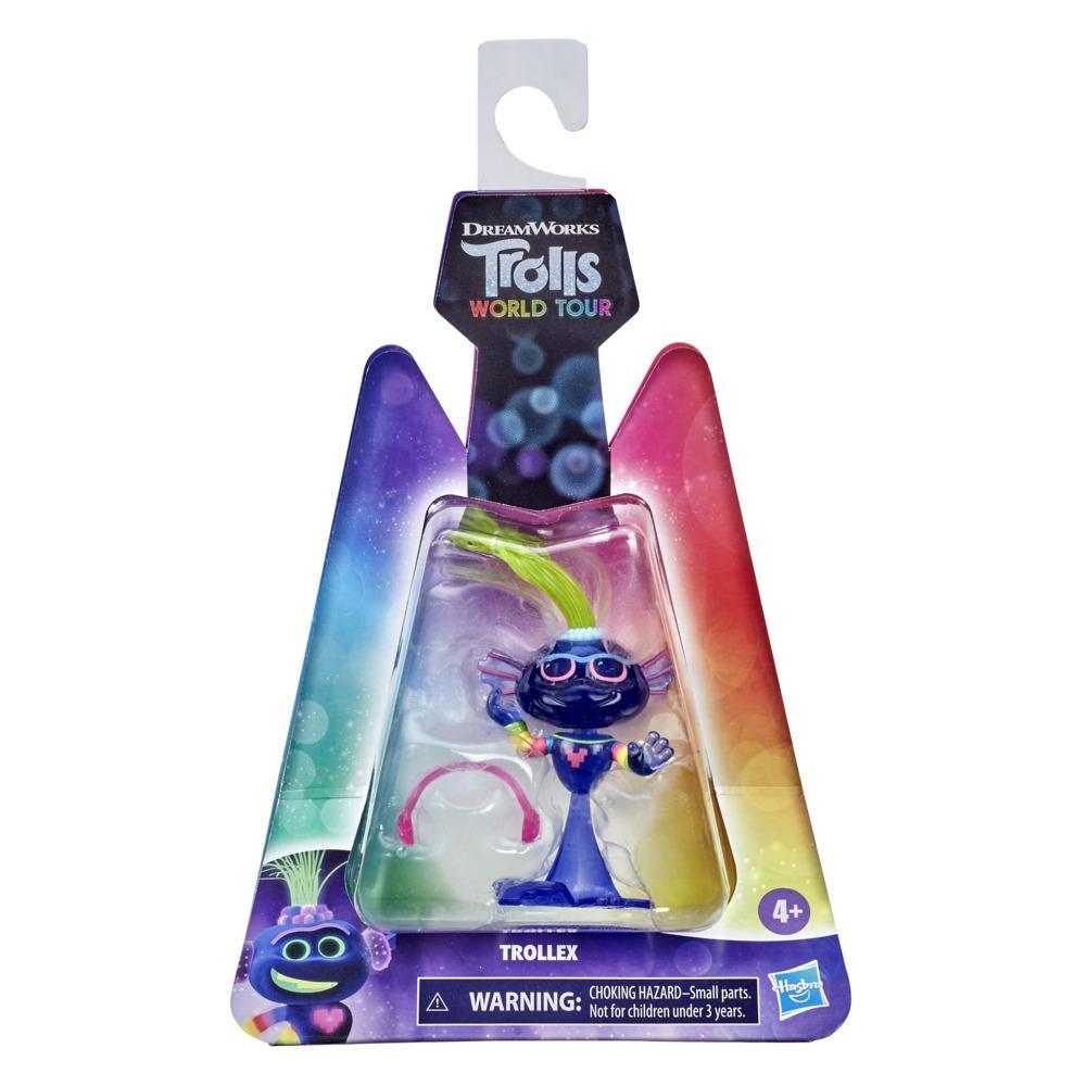 DreamWorks Trolls World Tour Trollex, Doll with Headphones Accessory, Collectible Toy Figure, Kids 4 and Up
