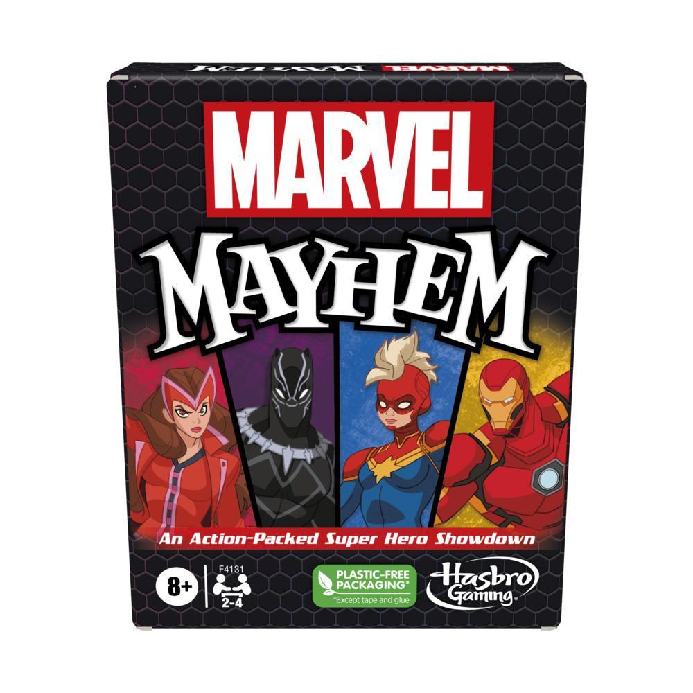 Marvel Mayhem Card Game, Featuring Marvel Super Heroes, Fun Family Game for Ages 8+, Fast-Paced, Easy to Learn Game