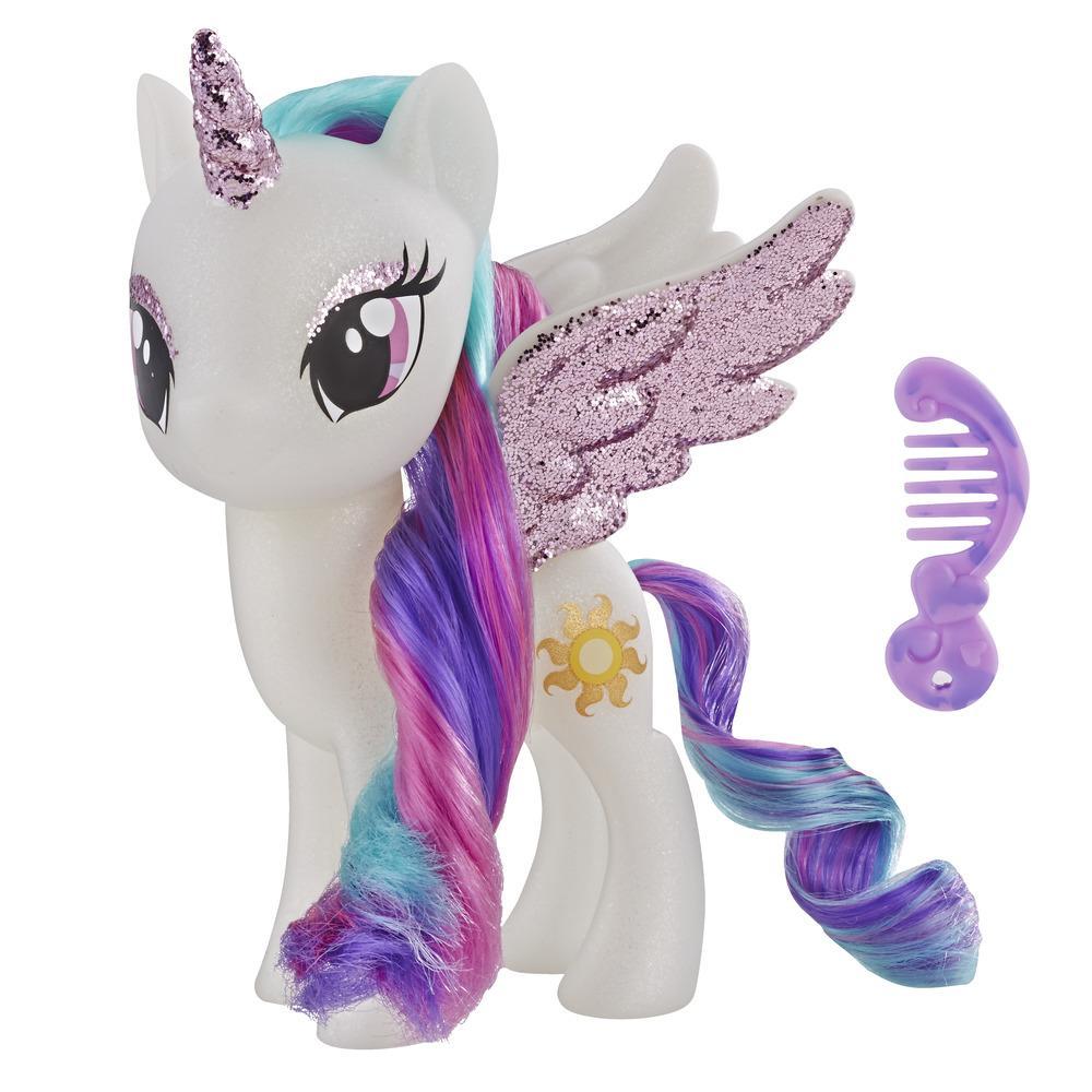 My Little Pony Toy Princess Celestia – Sparkling 6-inch Figure for Kids Ages 3 Years Old and Up