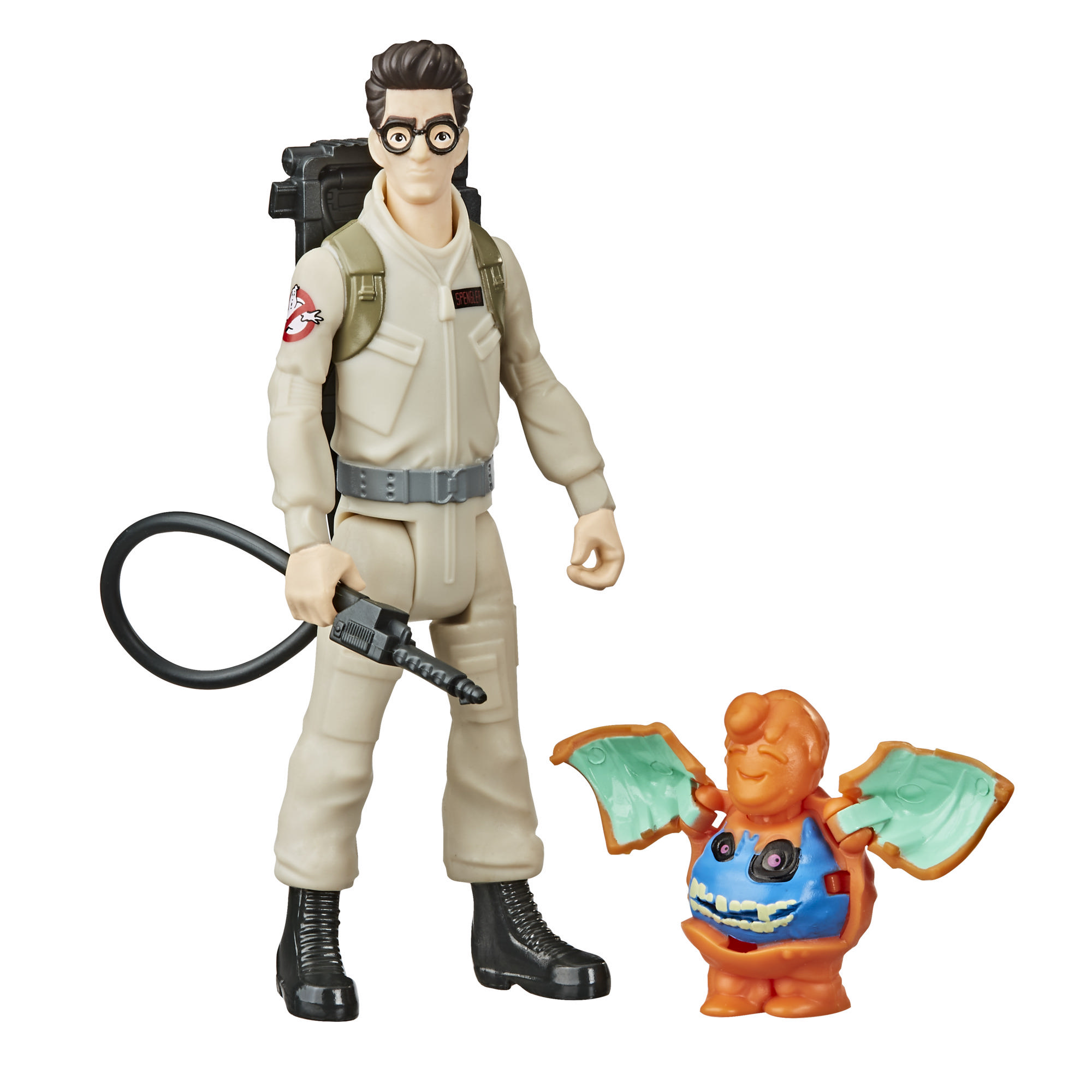Ghostbusters Fright Features Egon Spengler Figure with Interactive Ghost Figure and Accessory for Kids Ages 4 and Up