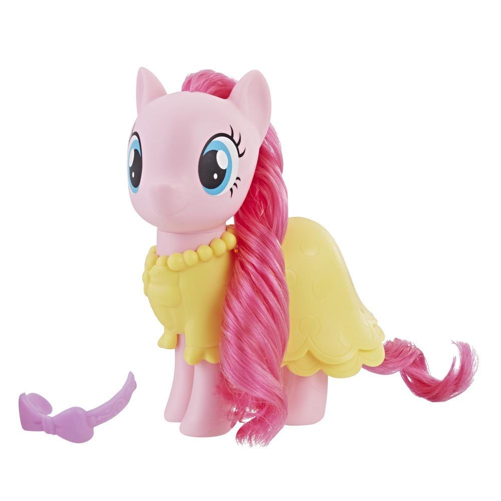 My Little Pony Toy Pinkie Pie Dress-Up Figure – Pink 6-Inch Pony with Fashion Accessories