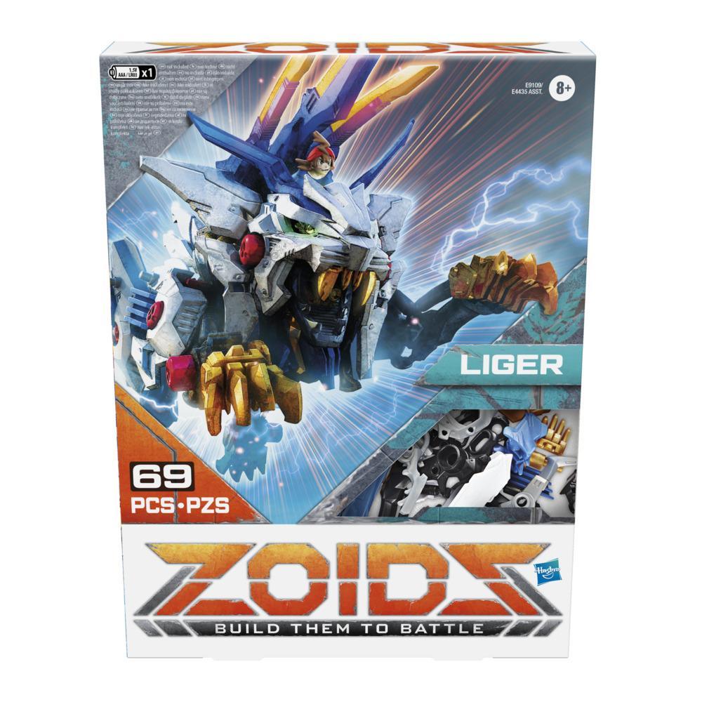 Zoids Giga Battlers Liger - Lion -Type Buildable Beast Figure, Motorized Motion - Kids Toys Ages 8 and Up, 67 Pieces