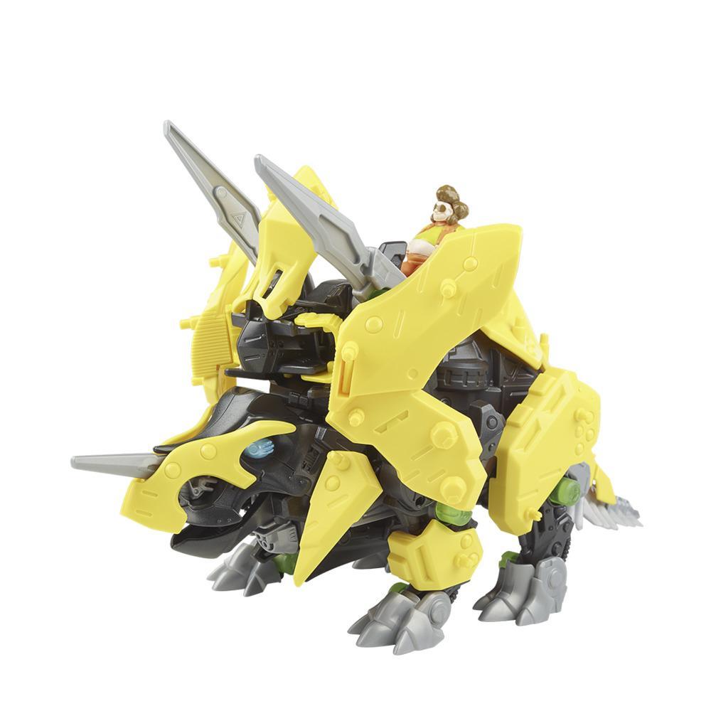Zoids Giga Battlers Tryke - Triceratops -Type Buildable Beast Figure, Motorized Motion - Kids Toys Ages 8 and Up, 63 Pieces