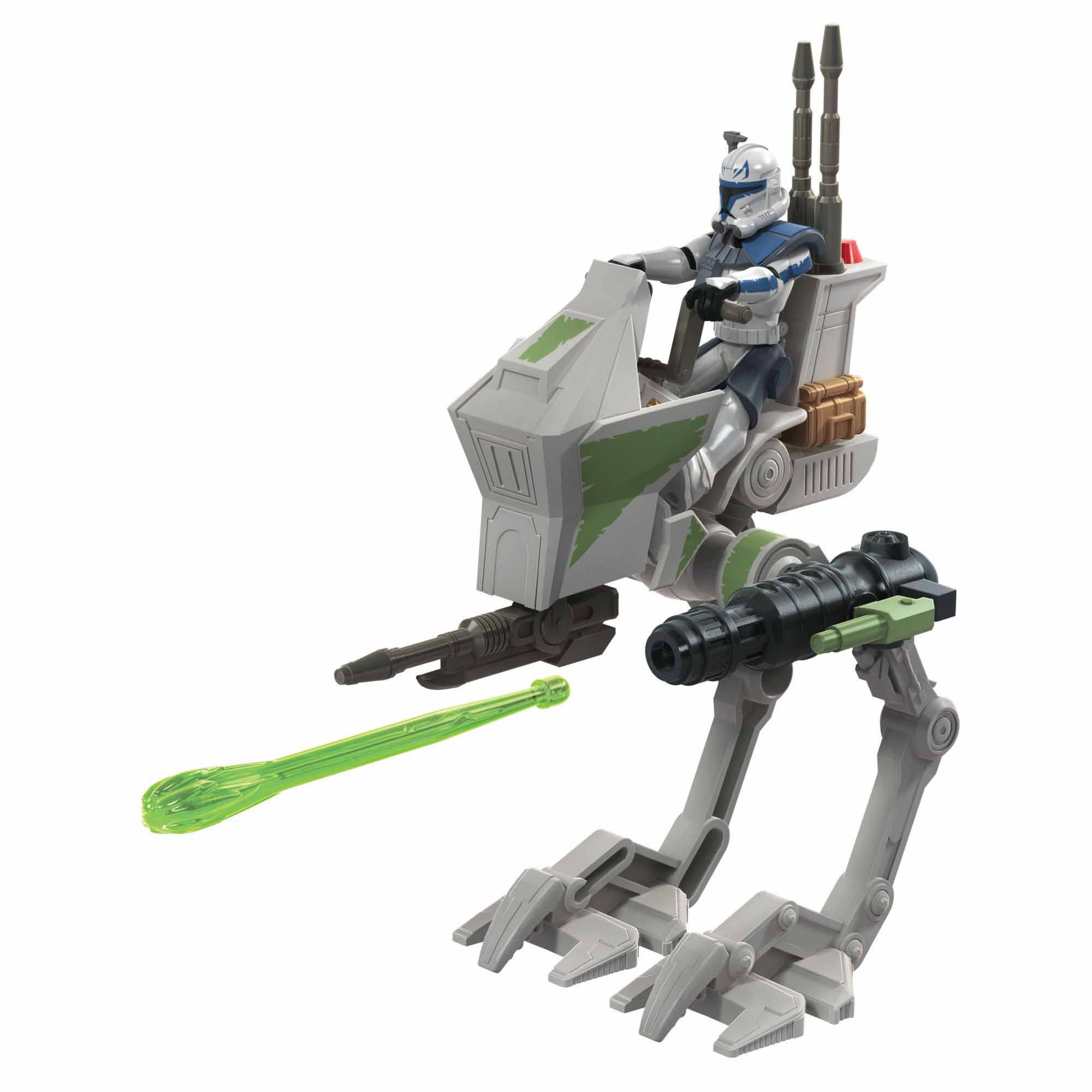Star Wars Mission Fleet Expedition Class Captain Rex Clone Combat 2.5-Inch-Scale Figure and Vehicle, Kids Ages 4 and Up
