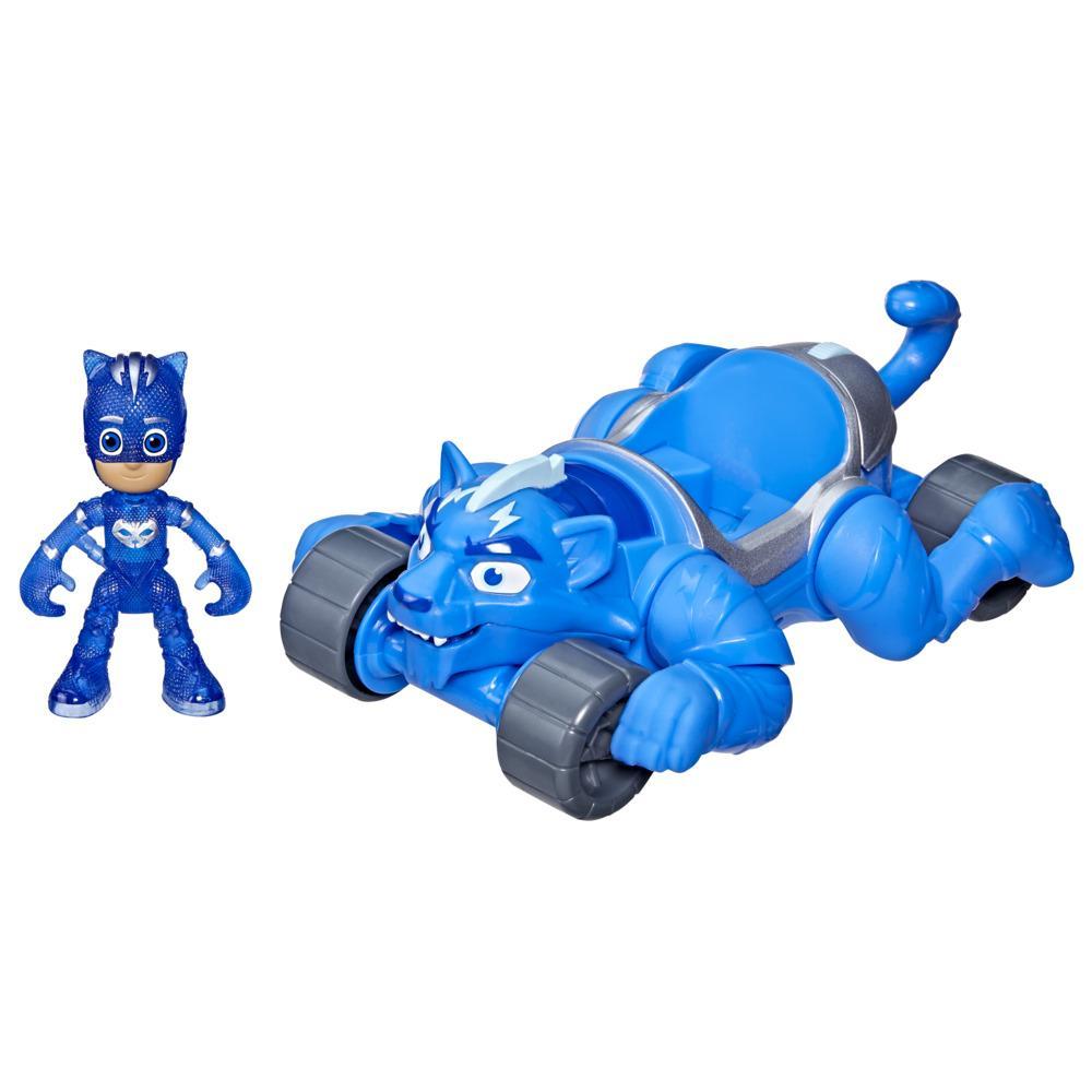 PJ Masks Animal Power Catboy Animal Rider Deluxe Vehicle Preschool Toy, Includes Catboy Action Figure, Ages 3 and Up