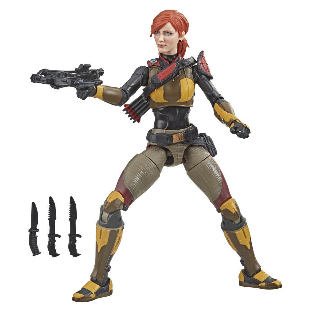 G.I. Joe Classified Series Series Scarlett Field Variant Action Figure 05 Collectible Toy with Custom Package Art