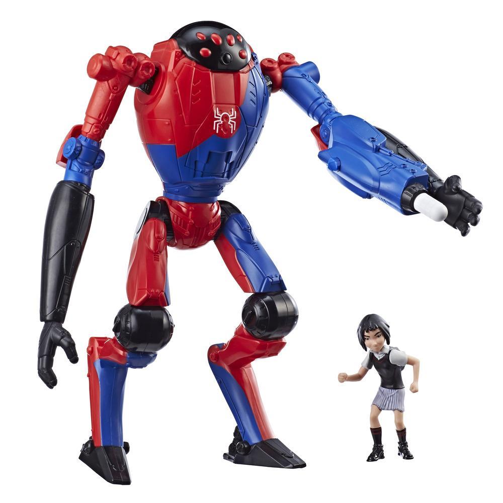 Spider-Man: Into the Spider-Verse SP//dr and Peni Parker 6-Inch-Scale Super Hero Figure Toy