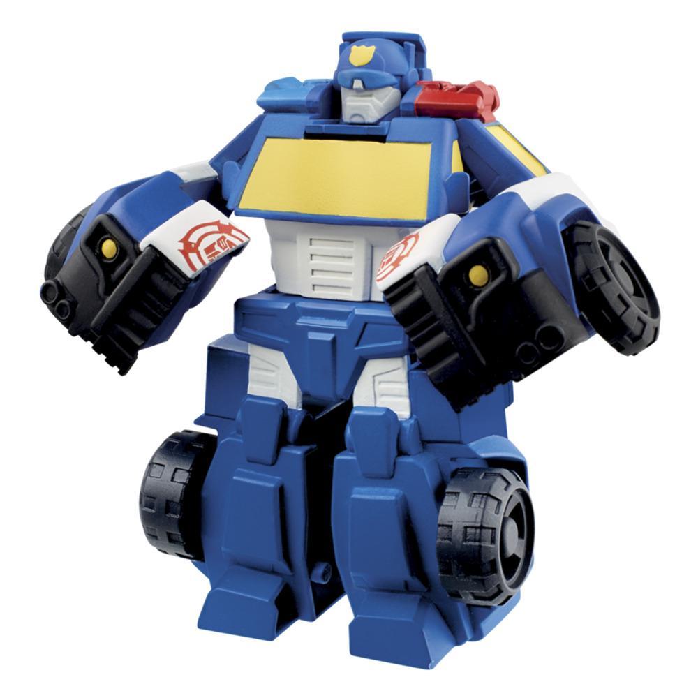 Transformers Rescue Bots Academy Chase the Police-Bot Converting Toy, 4.5-Inch Figure, Toys for Kids Ages 3 and Up