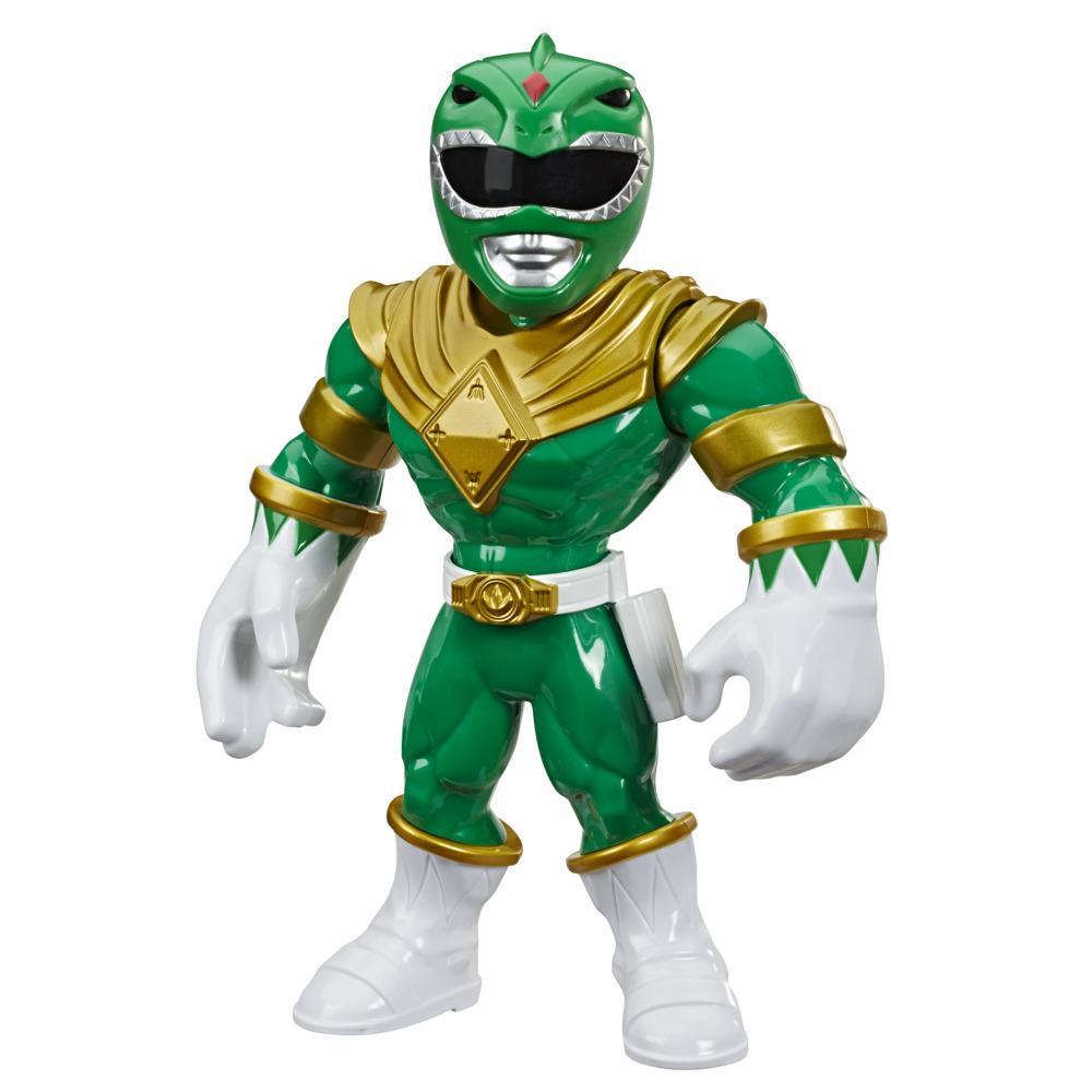 Playskool Heroes Mega Mighties Power Rangers Green Ranger 10-inch Figure, Collectible Toys for Kids Ages 3 and Up
