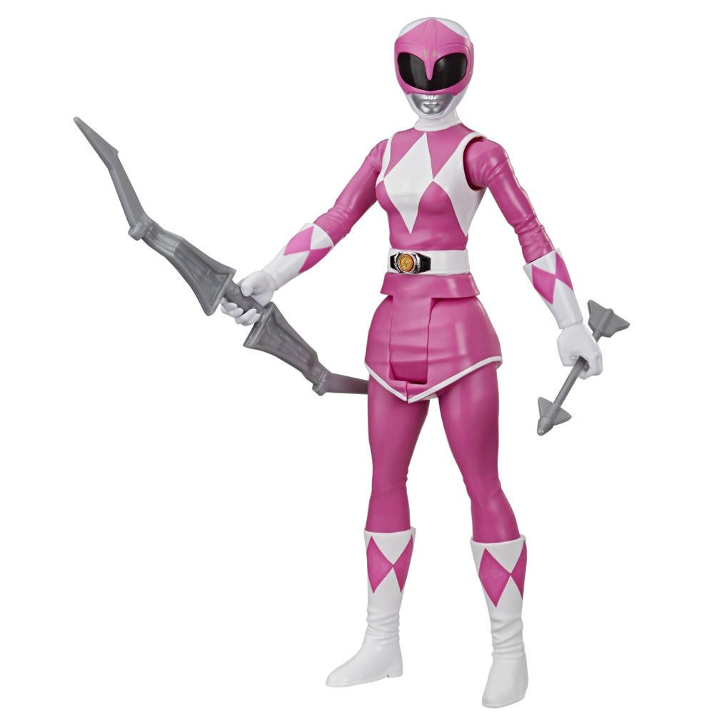 Power Rangers Mighty Morphin Pink Ranger 12-Inch Action Figure Toy Inspired by Classic Power Rangers TV Show