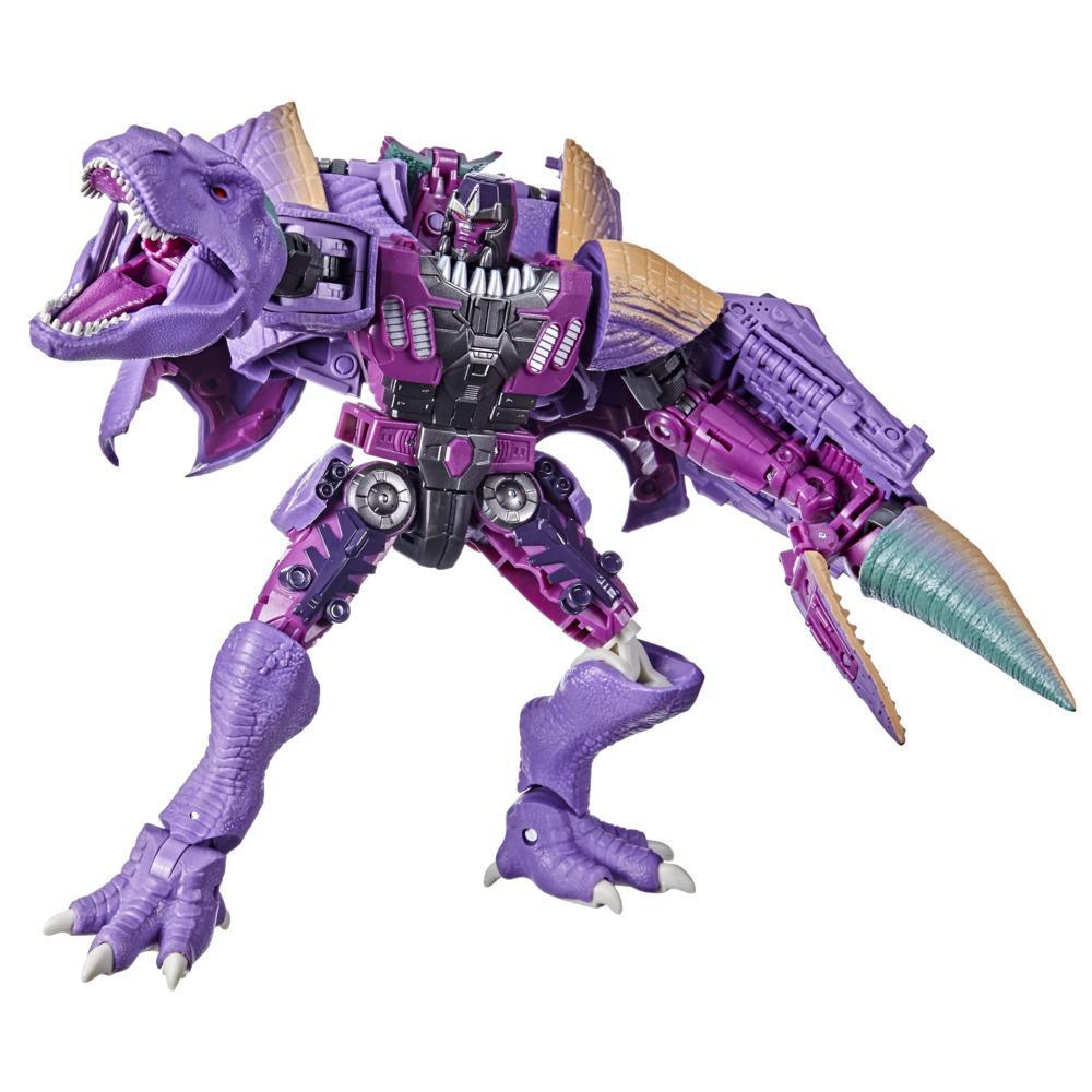 Transformers Toys Generations War for Cybertron: Kingdom Leader WFC-K10 Megatron (Beast) Action Figure - 8 and Up, 7.5-inch