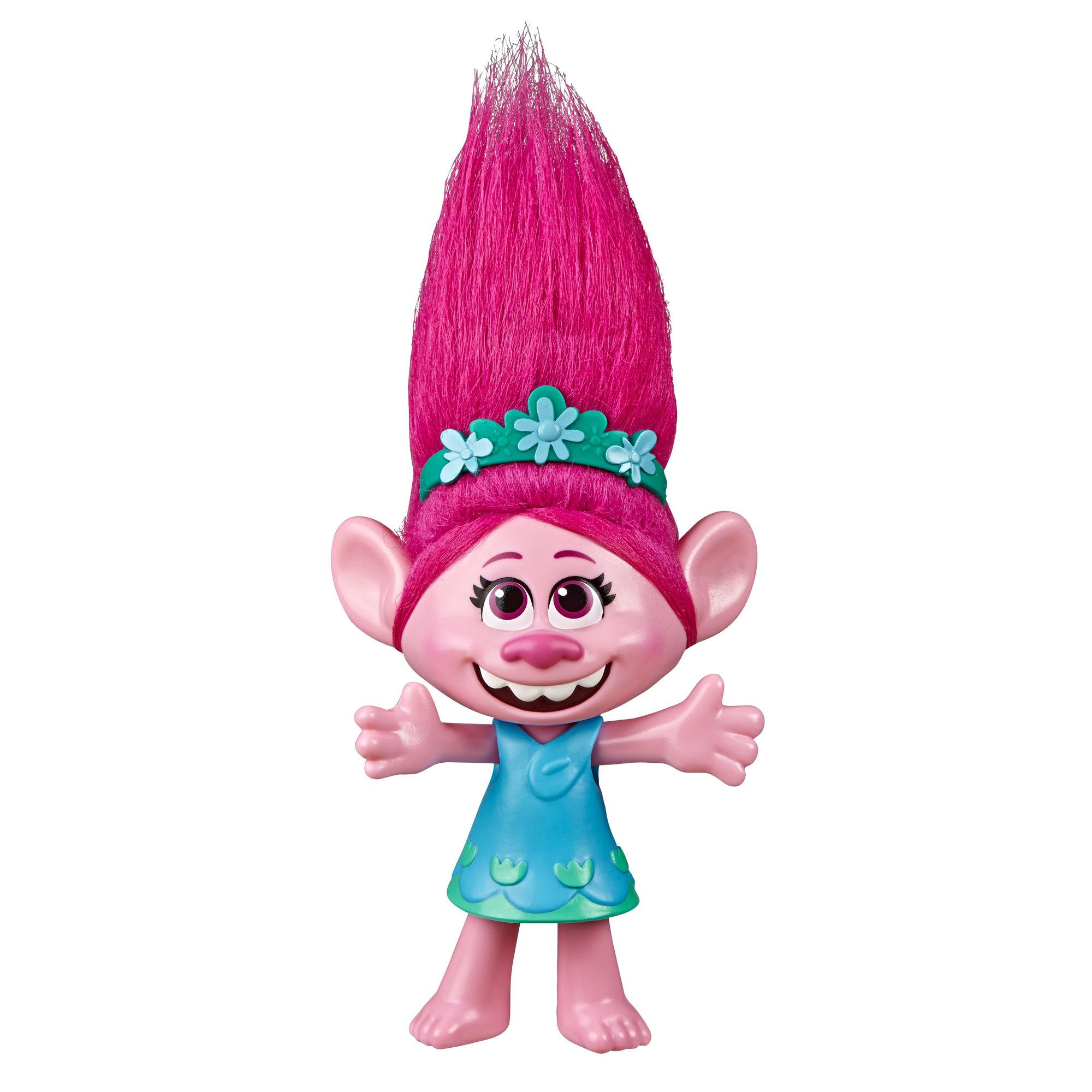DreamWorks Trolls Pop Music Poppy Singing Doll Toy, Sings Trolls Just Want to Have Fun from DreamWorksTrolls World Tour