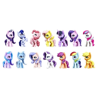 My Little Pony Friendship is Magic Hasboro Mini Figure Toy Lot of 4 