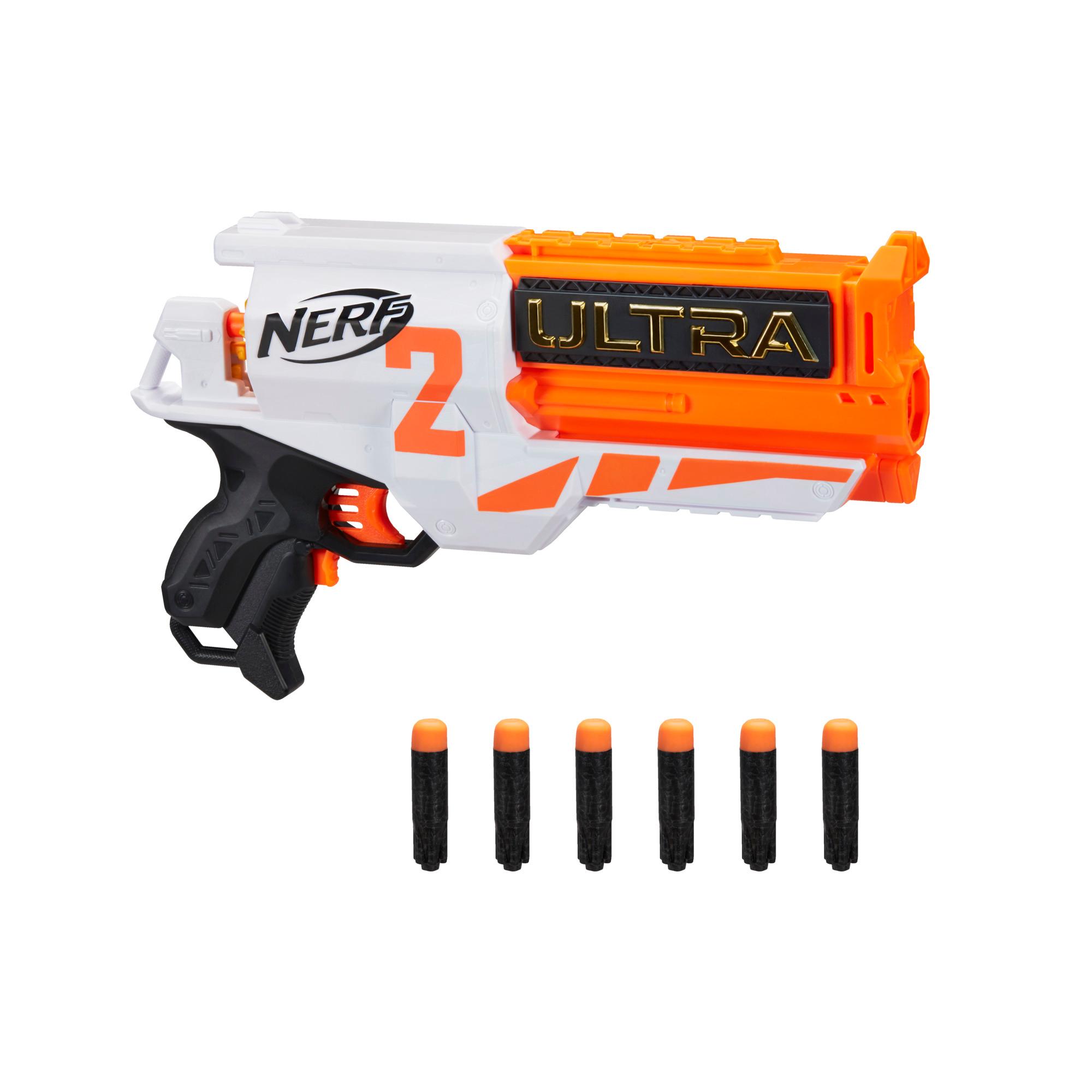 Nerf Ultra Two Motorized Blaster -- Fast-Back Reloading, 6 Nerf Ultra Darts -- Compatible Only with Nerf Ultra Darts