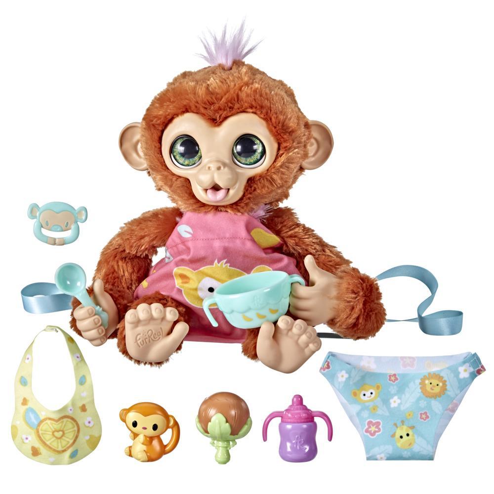furReal Piper, My Baby Monkey Interactive Animatronic Toy, 50+ Sounds and  Reactions, for Kids Ages 4 and up - FurReal Friends