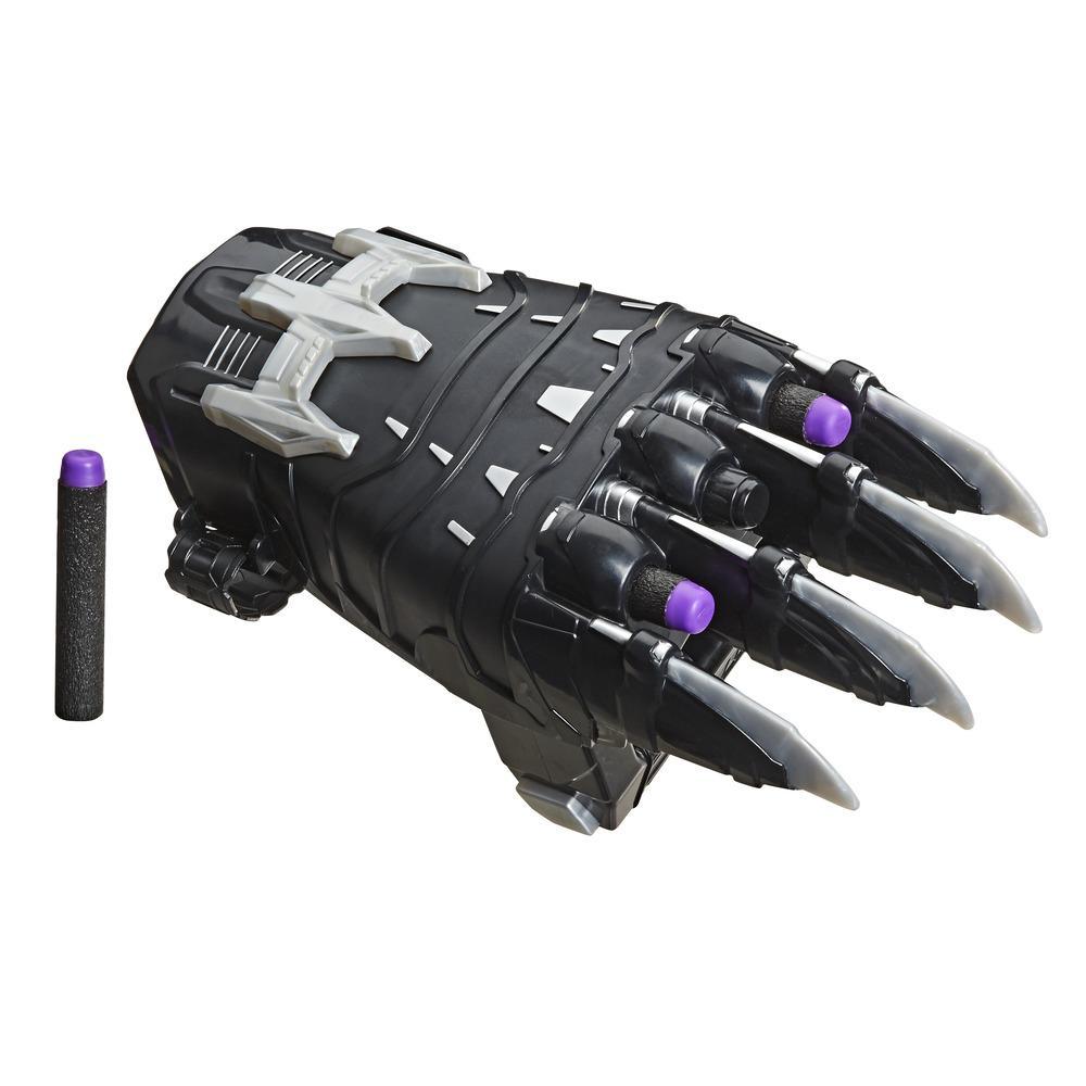 NERF Power Moves Marvel Avengers Black Panther Power Slash NERF Dart-Launching Toy for Kids Roleplay, Kids Ages 5 and Up