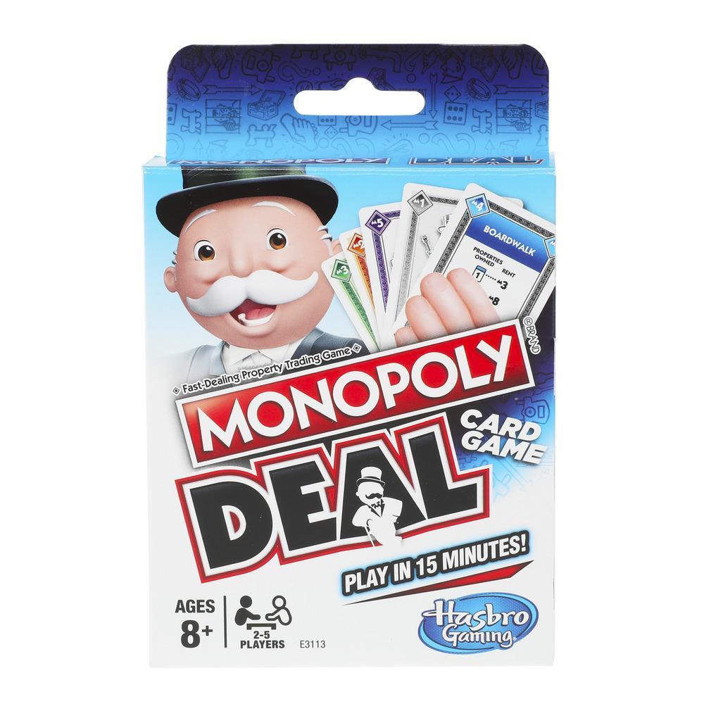 Monopoly DEAL CARD GAME FORTUNA cambiando 2-5 giocatori Età 8+ 