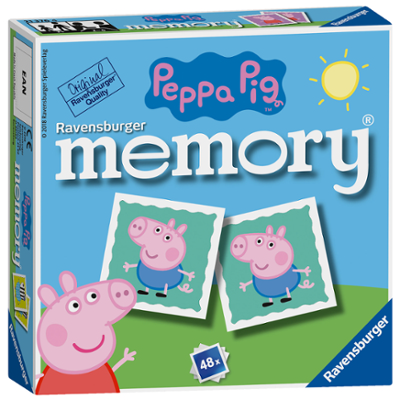 Ravensburger 21376 Peppa Pig-Mini Memory Enfants Âge 3 Ans et un classique... 