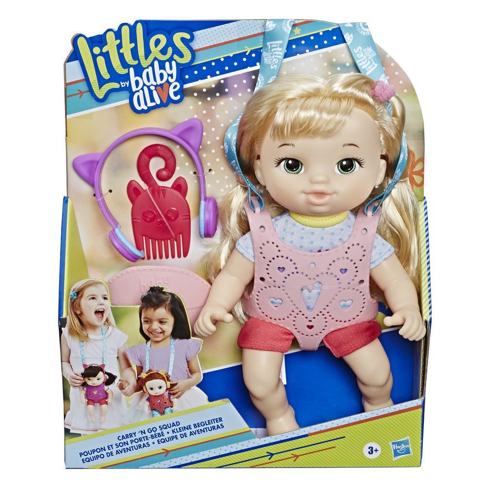 Littles Baby Alive Carry & Go Squad 23cm Doll & Accessories Set New Kids Toy 3+ 