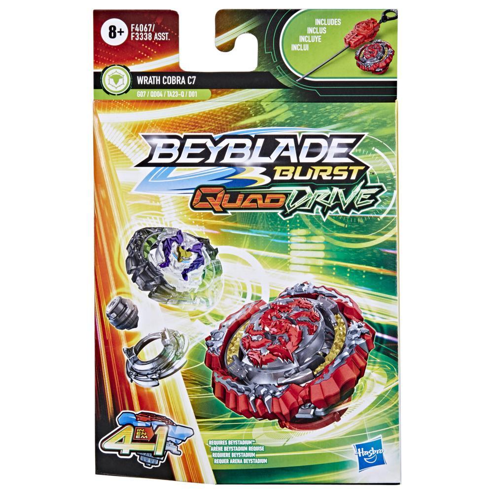 Beyblade Burst QuadDrive Salvage Valtryek Rashad V7 and Gilded Nemesis N7  Dual Pack 