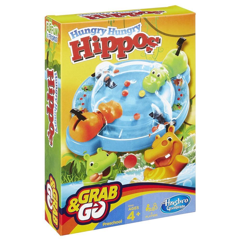 Hungry Hungry Hippos & Grab & Go Jeu par Hasbro Gaming Preschool 4+ Brand new 