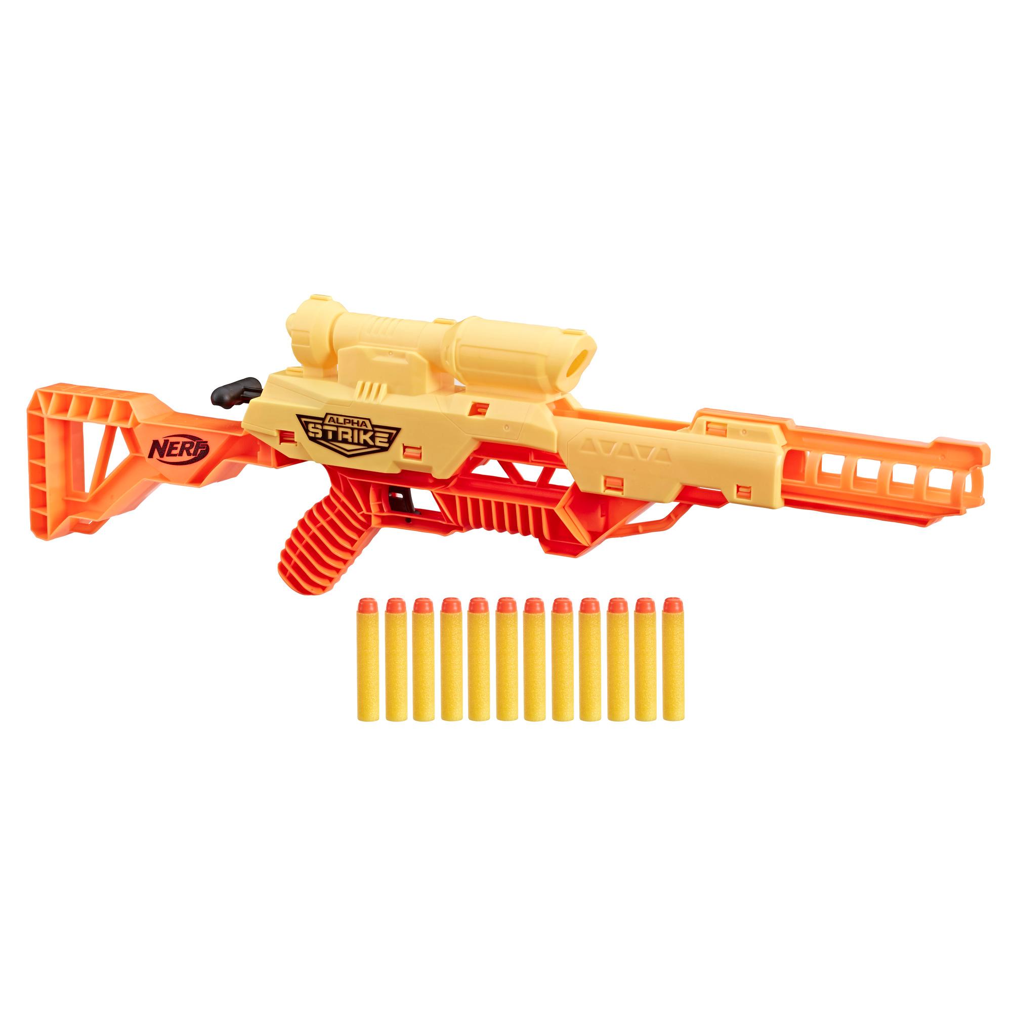 Nerf Alpha Strike Dart Gun/Blaster Wolf LR-1 W/Scope & Darts Brand New In Box 