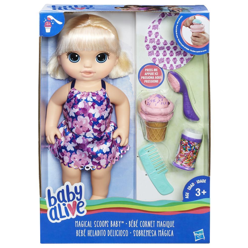 Baby Alive Magical Scoops Baby ICE CREAM CONE & Scoop Replacements NEW OEM 