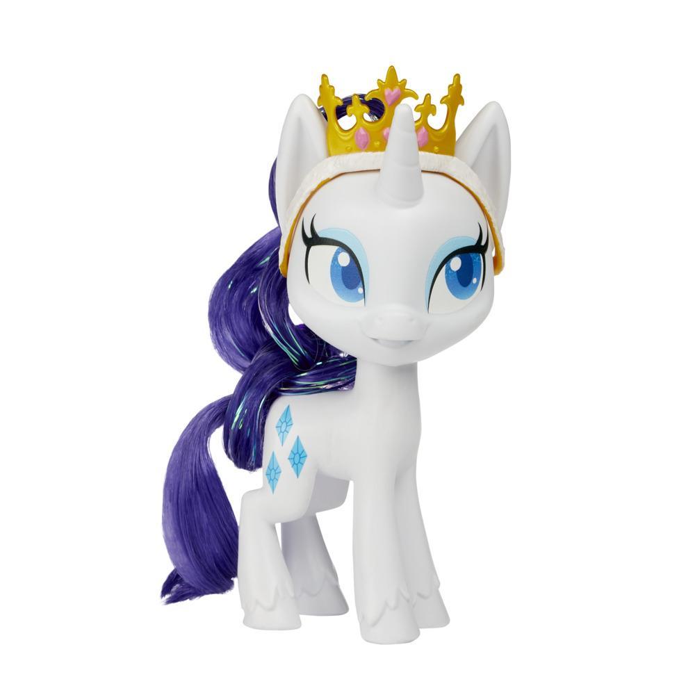 My Little Pony|My Little Pony Rarity Potion Dress Up Figure -- 5-Inch White  Pony Toy with Fashion Accessories, Brushable Hair
