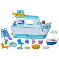 Peppa Pig’s Cruise Ship, Peppa Pig Playset with 17 Pieces, Preschool Toys, Ages 3+
