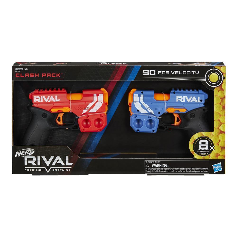 Nerf Rival Clash Pack -- Includes 2 Nerf Rival Blasters and 8 Official Nerf Rival High-Impact Rounds