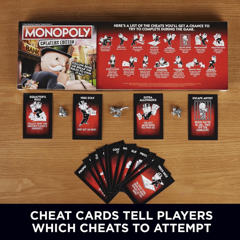 Monopoly Juego de Mesa Game Cheaters Edition 