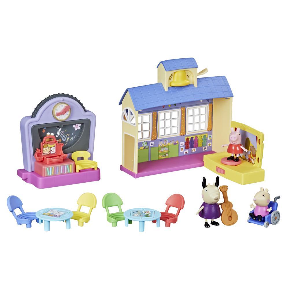 Kids Peppa's House Playset with Figures Peppa Pig Home and Garden Play Set Toy 