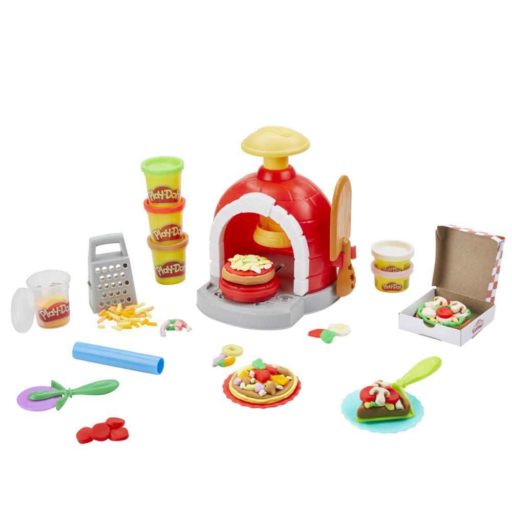 Play-Doh Kitchen Creations Pizza Oven Playset with 6 Cans of Modeling  Compound and 8 Accessories - Play-Doh