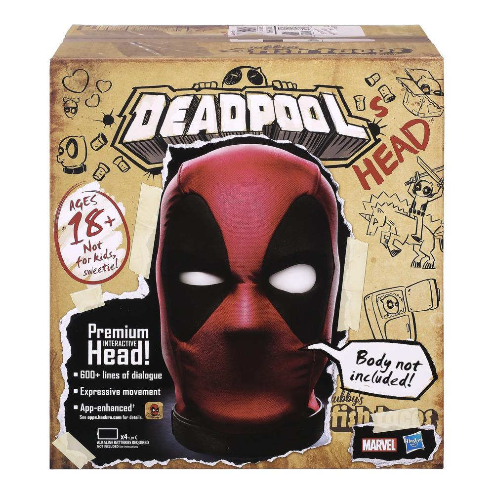 Marvel Legends Deadpool’s Head Premium Interactive App-Enhanced Adult Collectible Talking Electronic with 600+ SFX and Phrases Moving 