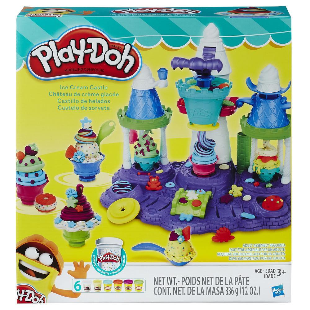 Play Doh Playset Ice Cream Castle Playdough Toys Kids Cook Craft Christmas Gift 